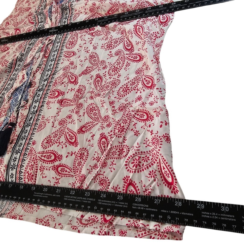 Women's Tunic Sleeveless Blouse Patriotic 3X Red White Blue NWT - Picture 11 of 16